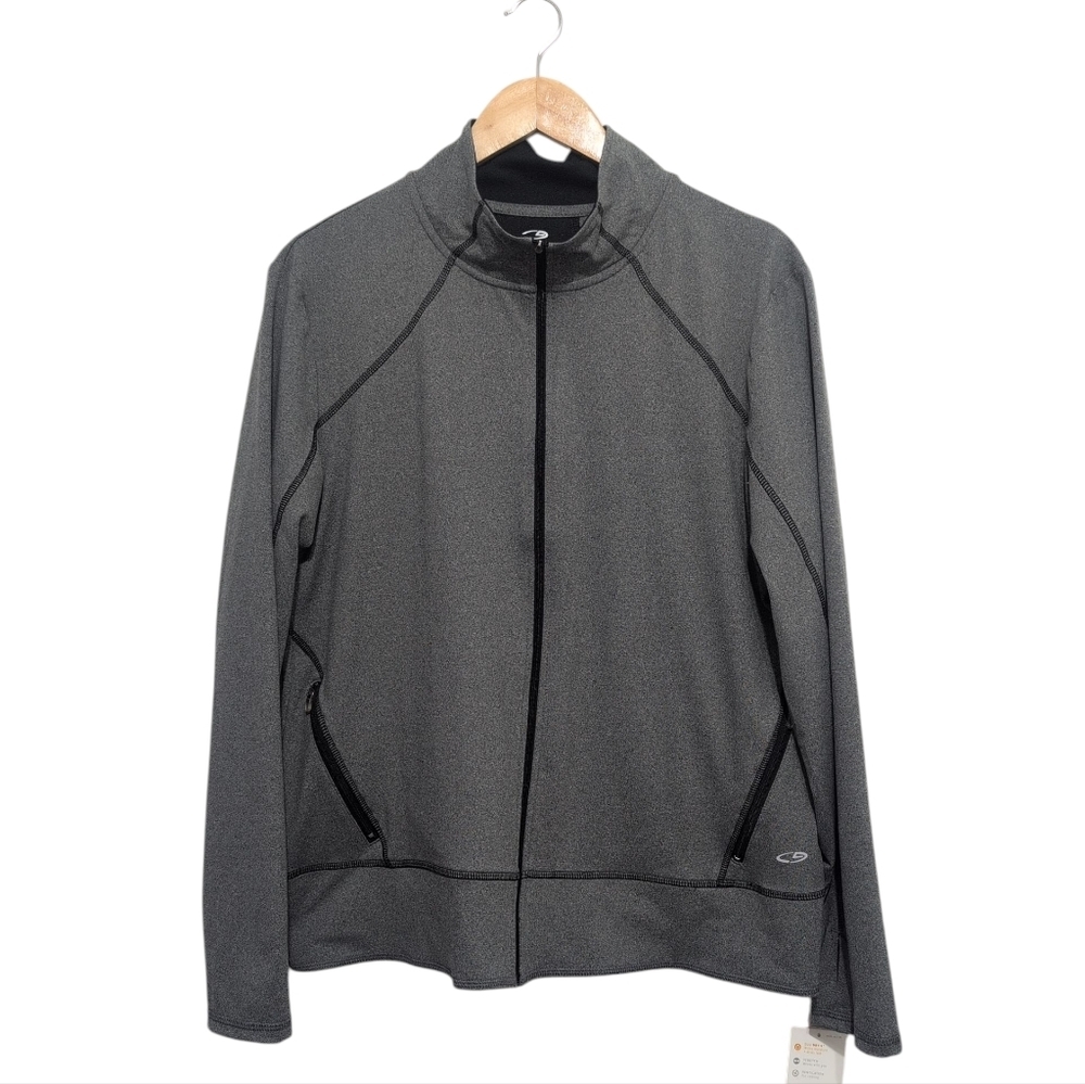 NWT C9 Champion Duo Dry Zip Up Jacket‎ Gray Size XXL